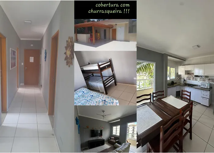 Cobertura Bàsica com vista Deslumbrante 16 pessoas Apartamento Ubatuba